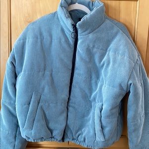 Corduroy puffer jacket!